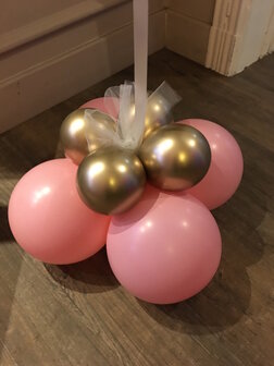 Ballonstaander double bubble gepersonaliseerd