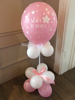 Ballonnenset Babyborrel &quot; A star is born&quot;