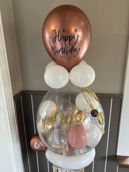 Stuffer ballon voor verjaardag gevuld met geld