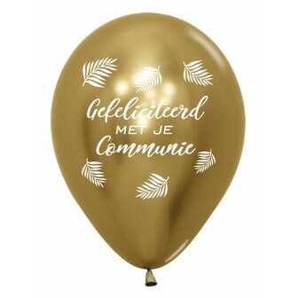 Ballon 45cm communie feathers