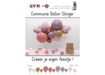 DIY Balloon Kit - Organic - Communie Pink