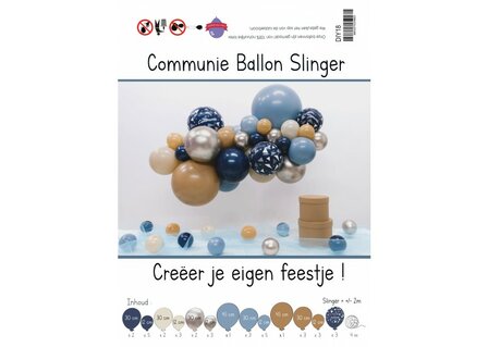 DIY Balloon Kit - Organic - Communie Blue