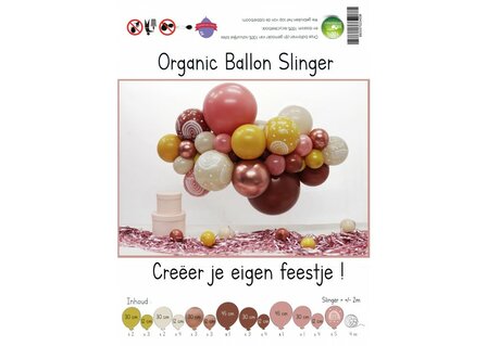 DIY Balloon Kit - Organic - Happy Birthday Boho Rainbow
