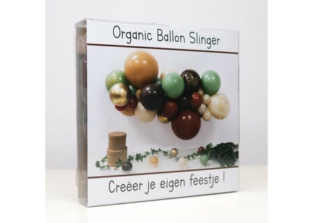 DIY Balloon Kit - Organic - Happy Birthday Natural