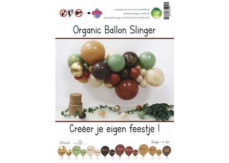 DIY Balloon Kit - Organic - Happy Birthday Natural