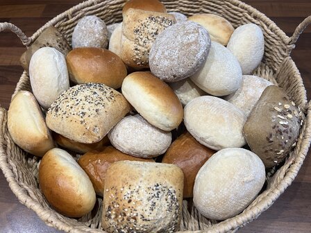 Partyschotel met mini broodjes 