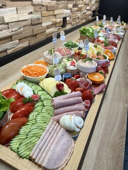 Partyschotel met mini broodjes 