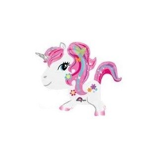 Folieballon unicorn air walker 31 inch/78cm