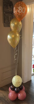 Ballonnentros verjaardag met ballonvoet
