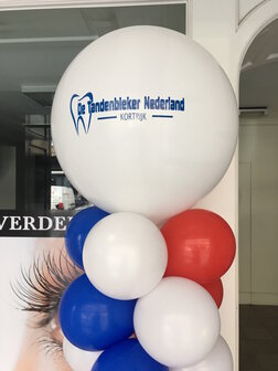 Ballonstaander met gepersonaliseerde topballon