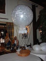 Grote ballon just married in net