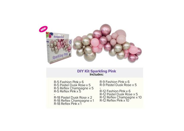 DIY Balloon Kit - Sparkling Pink