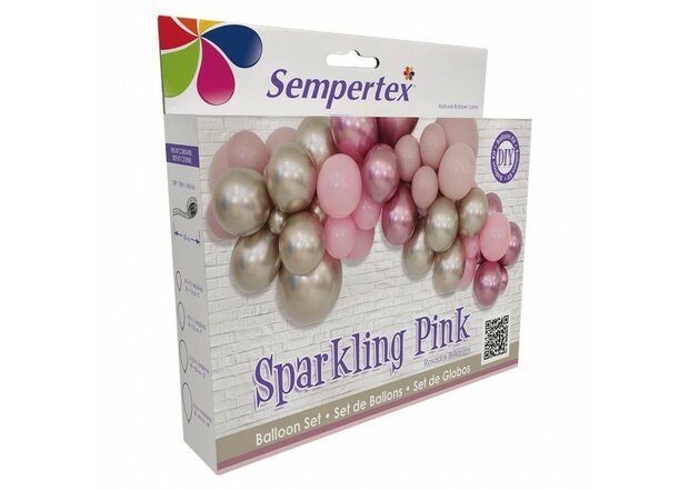 DIY Balloon Kit - Sparkling Pink