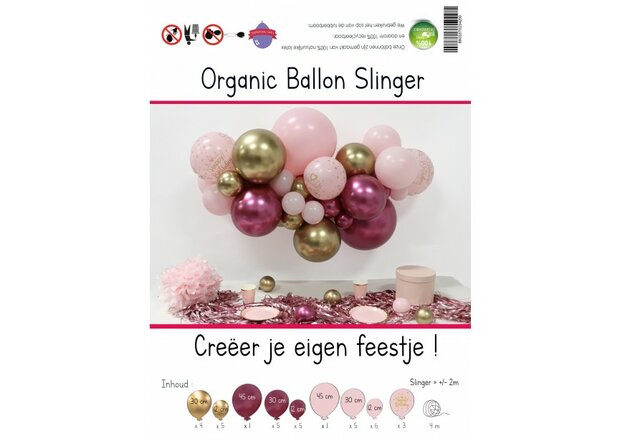 DIY Balloon Kit - Organic - Happy Birthday Princess