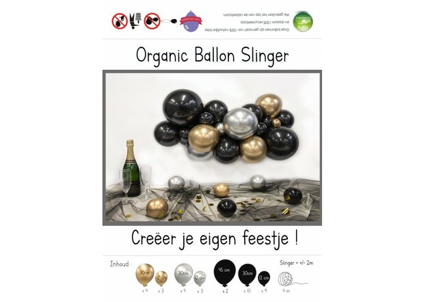 DIY Balloon Kit - Organic - Black