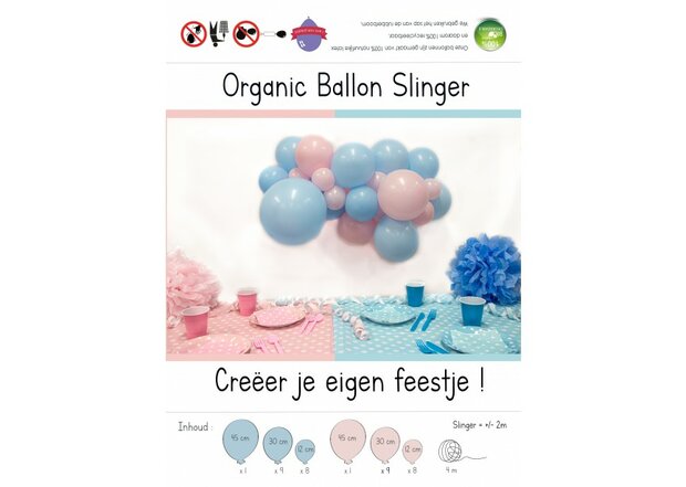 DIY Balloon Kit - Organic - Gender Reveal