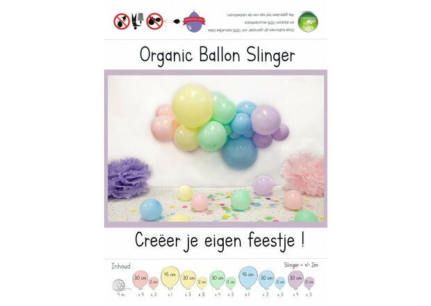 DIY Balloon Kit - Organic - Pastel Colors