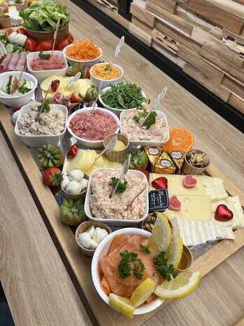 Partyschotel met mini broodjes 