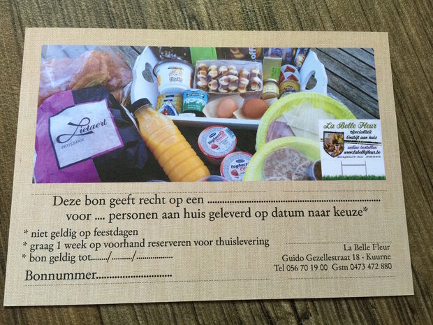 Champagne-ontbijt aan 2p labellefleurgifts
