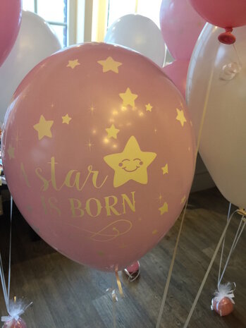 Ballondeco "a star is born"