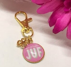 Sleutelhanger Juf