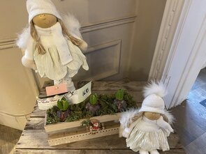 Houten box 3 hyacint