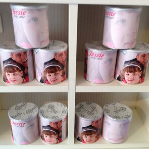 Pringles met gepersonaliseerde wikkel