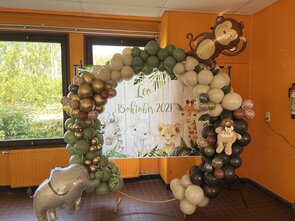 Organic Ballondeco cirkel  diameter 2m