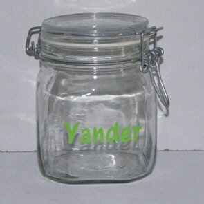 snoeppot fido s met naamsticker