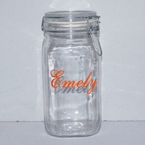 snoeppot fido l met naamsticker