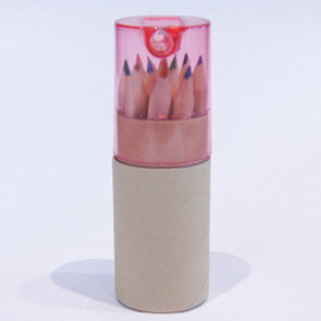 koker kleurpotloden roos groot zonder wikkel