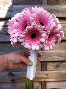 Bruidsboeket gerbera