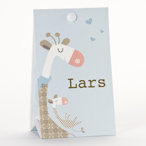 Giraf blauw Driehoeksdoosje