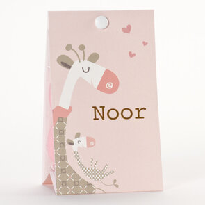 Giraf blauw Driehoeksdoosje