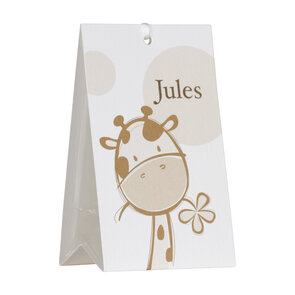 Giraf bruin Driehoeksdoosje