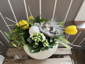 Paasstukje vaste plant (lang houdbaar) gele tinten