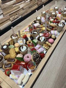 Luxe dessertplank 90cm x 30cm