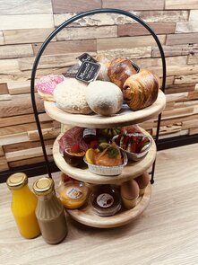 Etagère-onbijt 2 à 3 personen