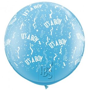 Latexballon it's a boy 36 inch = 90cm