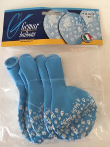 ballons "baby boy" zak 5 stuks