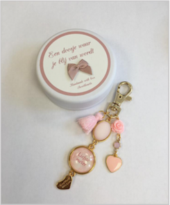 Ella Marie Sleutelhanger  Rose