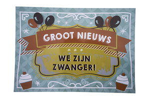 Kraskaart - Wij zijn zwanger!
