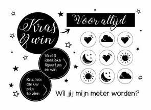 Kraskaart - Wil je mijn meter worden?