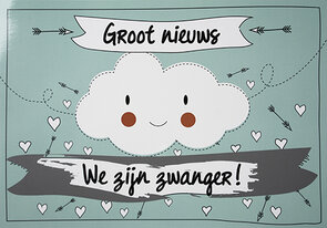 Kraskaart - Wij zijn zwanger!