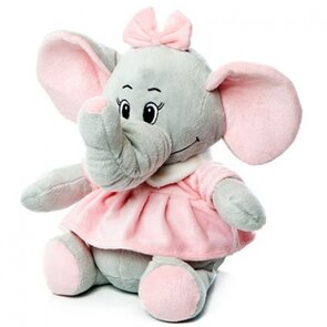 Knuffel Olifant roze 32cm